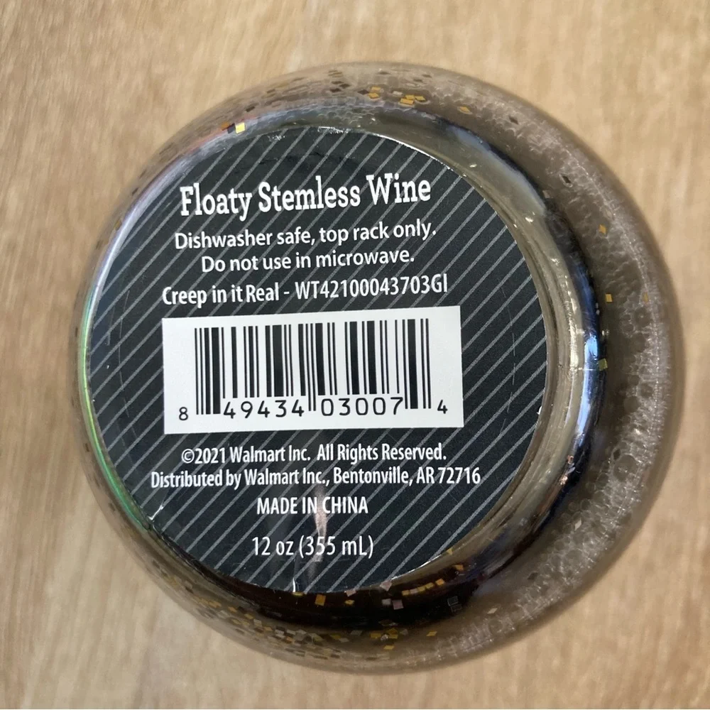 Stemless wine plastic Halloween themed cup - Picture 4 of 7